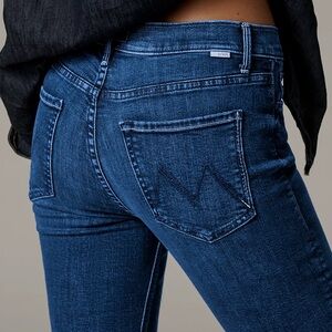 MOTHER The Dazzler Mid-Rise Ankle Straight-Leg Jeans